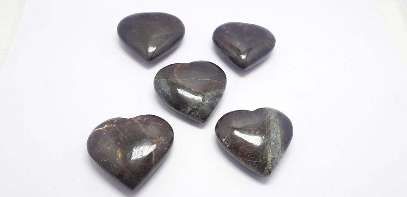 Labradorite Hearts Healing Crystals
