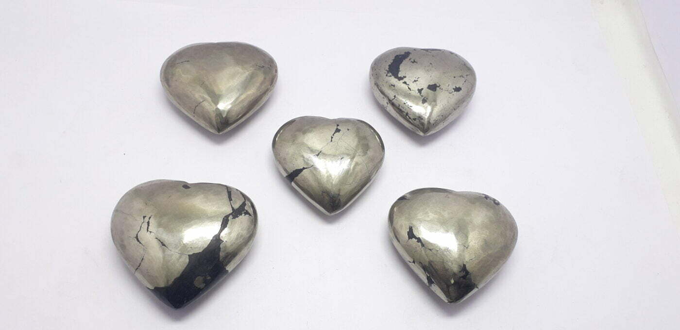 Pyrite Heart Healing Crystals