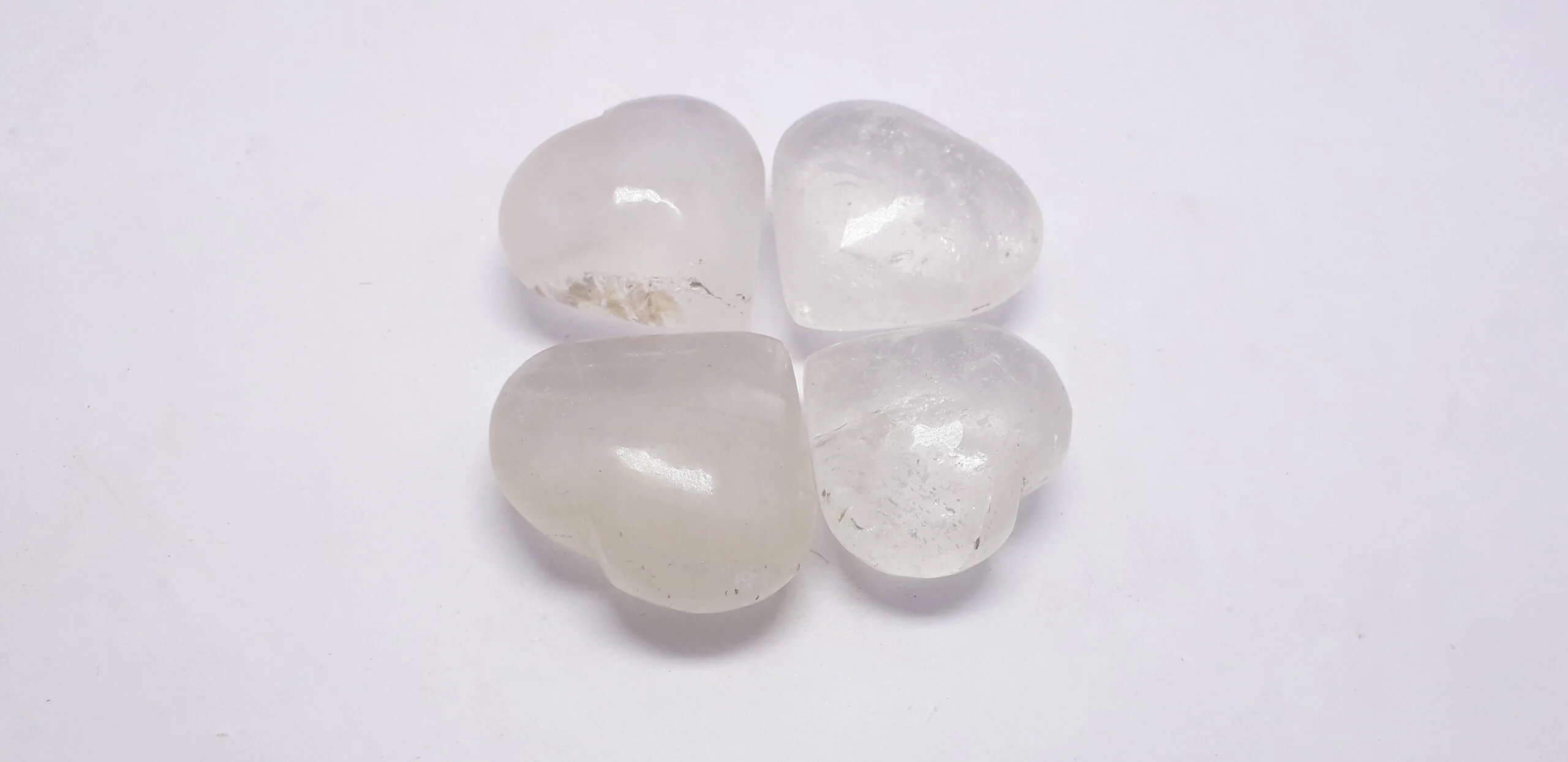 Selenite Heart Crystals