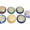 7pcs Natural Crystal Material Palm Polished Engraved Circle