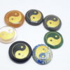 Chakra Round Shape Set With Yin Yang Symbol