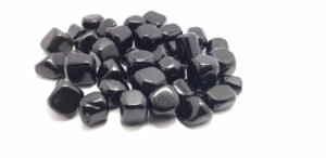 Jet Black Obsidian Tumbled Stone