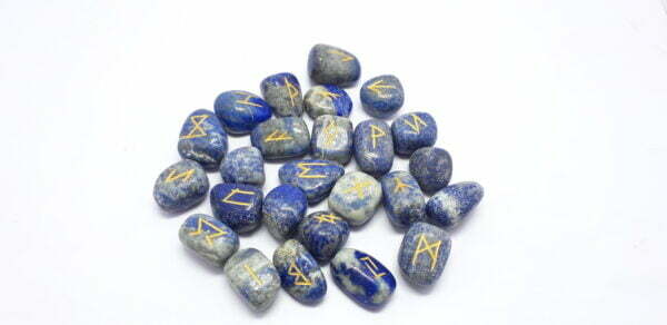 Lapis Lazuli Rune Stone Set
