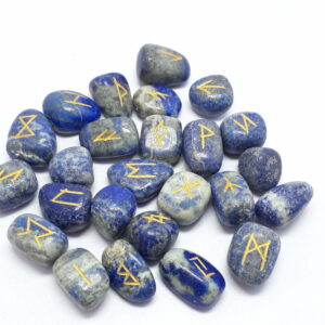 Lapis Lazuli Rune Stone Set