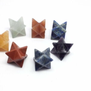 Mix Gemstone Merkaba Stars