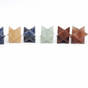 Mix Gemstone Merkaba Stars