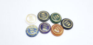Mix Gemstone With Zibu Prosperity Angel Symbol Worry Stone
