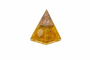 Citrine Orgonite Pyramid