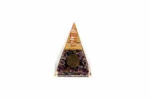 Orgonite Pyramid amethyst flower of life