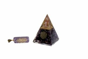 Nubian Orgonite Pyramid With Pendent