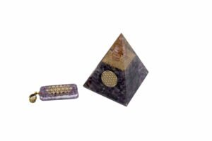 Nubian Orgonite Pyramid With Pendent