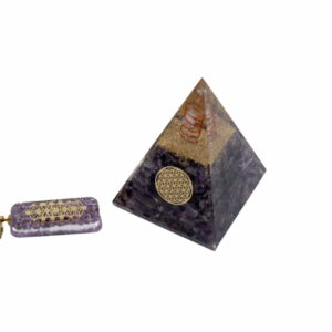 Nubian Orgonite Pyramid With Pendent