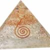 Hands of Hamsa Rainbow Moonstone Orgonite Pyramid For Sale in Wholesale Price