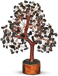 Black Agate Gemstone Tree