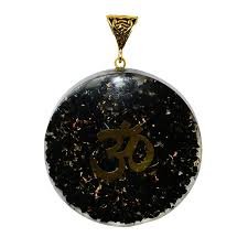 Black Tourmaline Stone Orgone Protection Pendant - Powerful Reiki Energy Necklace