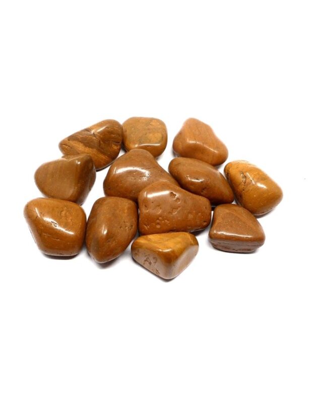 Bulk Camel Jasper Pocket Stones -Smooth Stones