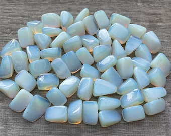 Bulk Opalite Pocket Stones -Smooth Stones