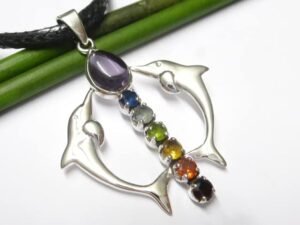 Mystic Harmony Aqua Pendant