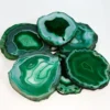 Emerald Green Agate Aventurine-Agate Slices Bulk Wholesale-Agate Coaster
