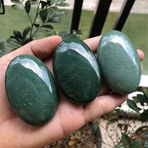 Green Aventurine Crystal Palm stones Reiki Palm Stones