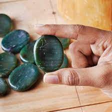 Radiant Serenity Green Jade Worry Stones