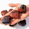 exquisite Mahogany Obsidian Elegance Hearts – Elevate Your Aura!