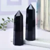 Natural Stone Black Obsidian Points-Obelisk Points-Crystal Obelisk Points-Gemstone Obelisk Points