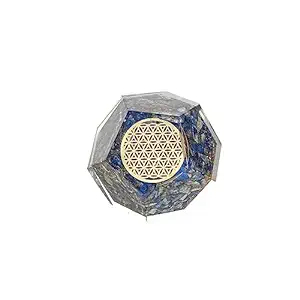 Natural Stone Lapis Lazuli Orgone Energy Dodecahedron
