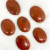 Natural Stone Red Jasper Pillow Palm stone for Healing Stone