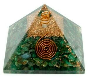 Natural Stone Green Aventurine Orgone Pyramid-orgone pyramid emf protection