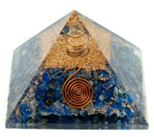 Polished Lapis Lazuli Orgone Energy Pyramids For Sale in Wholesale