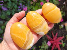 RadiantSunrise Orange Bliss Crystal Palms