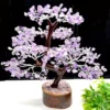 Purple Fluorite Gemstone Tree For Decoration