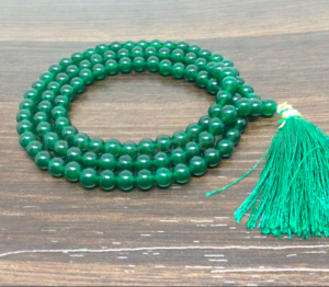 Wholesale Natural Green Jade 6MM Gemstone Beads Prayer Mala ( 108 Beads )