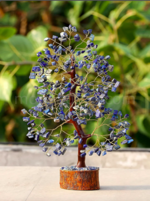 Celestial Harmony Gemstone Bonsai - Illuminate Your Space with Handcrafted Lapis Lazuli Elegance