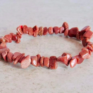 Wholesale Natural Red Jasper Gemstone Chip Bracelets