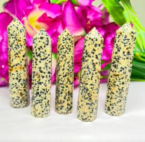 Radiance Reverie Dalmatian Jasper Obelisk