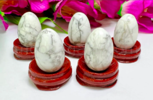 Wholesale Natural Crystal White Howlite Yoni Eggs