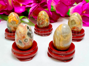Wholesale Natural Crazy Lace Agate Yoni Egg - Wholesale Gemstone Yoni Balls
