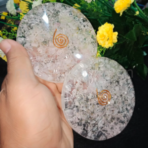 Wholesale Rose Quartz Orgonite Charging Coaster
