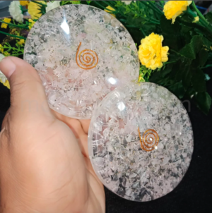 Wholesale Rose Quartz Orgonite Charging Coaster