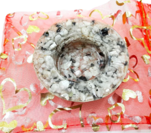Wholesale Rainbow Moonstone Orgonite Energy Candle Holder