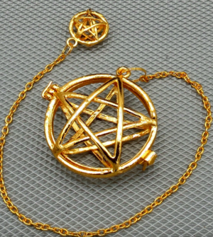 Wholesale Gold Metal Star Pendulum