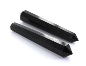 Wholesale Black Tourmaline Smooth Massage Wands