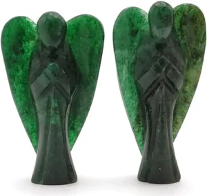 Wholesale Crystal Green Jade Gemstone Angel