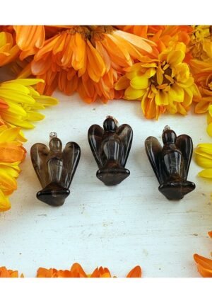 Wholesale Crystal Smokey Quartz Gemstone Angel