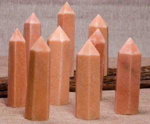 Wholesale Natural Agate Stone Red Aventurine Obelisk Tower Points