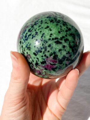 Wholesale Natural Crystal Ruby Zoisite Gemstone Spheres