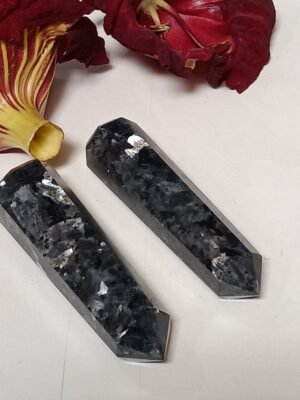 Wholesale Natural Crystal Stone Larvakite Obelisk Tower