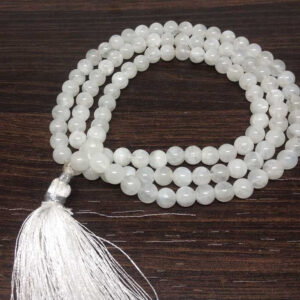 Wholesale Natural Rainbow Moonstone 6MM Gemstone Beads Prayer Mala ( 108 Beads )